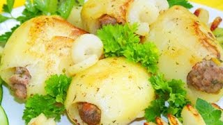 Фаршированный картофель (простые рецепты вторых блюд).