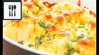 Цветная капуста в духовке с сыром рецепт - Cauliflower recipes