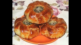 Татарский Вак белиш -рецепт.. Маленький пирог с мясом и картошкой.