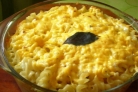 Макароны с фаршем в сырном соусе