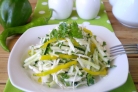 Сыроедческий салат из капусты