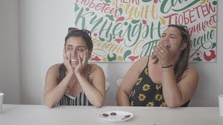 Иностранцы впервые пробуют татарские блюда/Foreigners try Tatar food for the first time