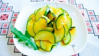 ЗАКУСКА ИЗ КАБАЧКОВ вкуснейший рецепт ЗАКУСКА З КАБАЧКІВ смачний рецепт Блюда из кабачков