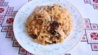 Тушеная капуста рецепт Капуста тушеная с грибами Блюда из капусты Тушена капуста рецепт Капуста туше