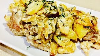 Старинное мясное блюдо русской кухни "Скоблянка" Рецепты вторых блюд. Это очень вкусно.