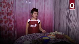 8-летняя Адиля Ибрагимова готовит крымскотатарские блюда