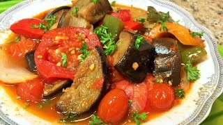 БАКЛАЖАНЫ . Самый простой и вкусный рецепт.(Eggplant )