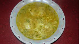 Легкий картофельный суп с яйцом Вкусный суп за 20 минут