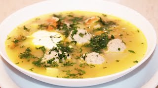 Самый вкусный Рассольник с пшеном и фрикадельками