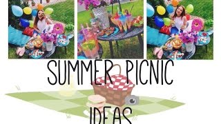 SUMMER PICNIC IDEAS/ cooking/ еда для пикника
