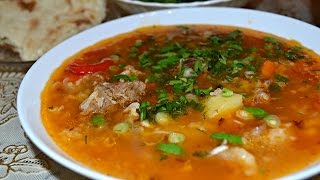 Суп Мастава - традиционное узбекское блюдо.