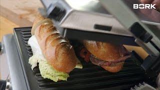 Рецепт сэндвичей от лучшего мясника на гриле BORK G802