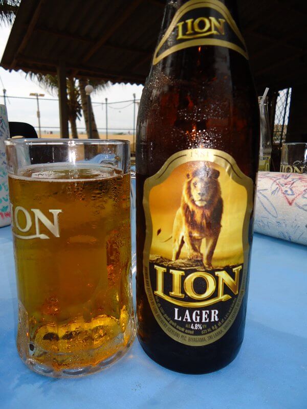 Местное пиво Lion