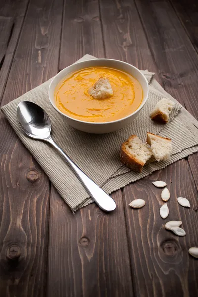 Vellutata ди zucca - Тыквенный суп — стоковое фото