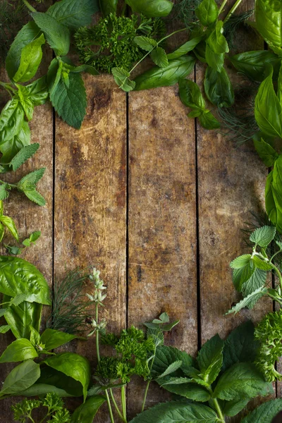 Еда фон с пряно-ароматических трав Лицензионные Стоковые Фото