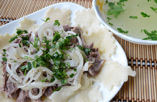 Бешбармак казахский (пошаговый фото рецепт)