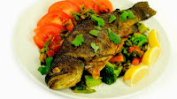 Праздничные кулинарные рецепты - Форель запеченная с овощами