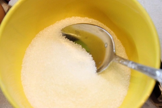 молочной массе сахарный песок