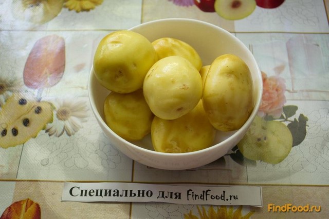 Картошка с беконом и луком рецепт с фото 1-го шага 