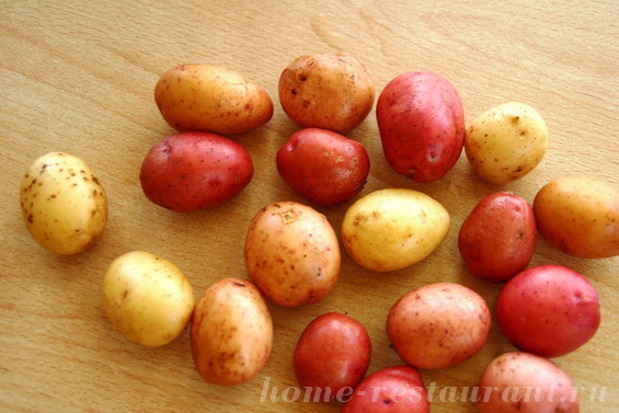 картошка с базиликом фото 1