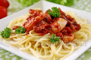 спагетти с морепродуктами фото 9