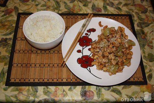 Рецепт Курица Кунг Пао по-китайски (Kung Pao) фото