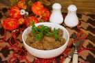 Говядина кусочками с овощами