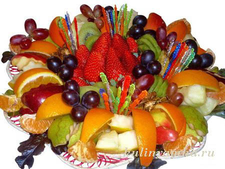 красивая нарезка фруктов