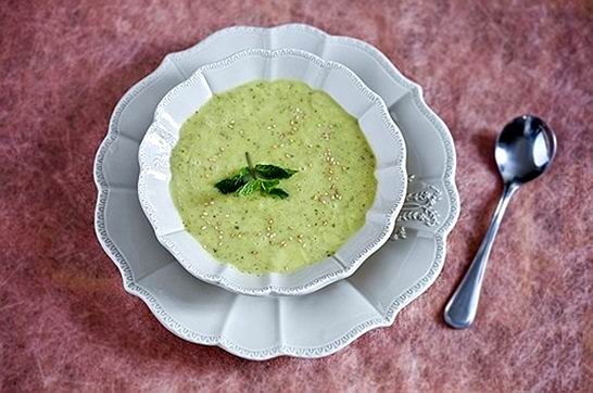 Ледяной суп из кабачков (рецепт-3)