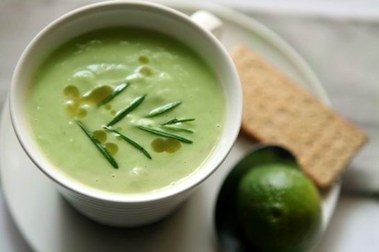 Летний крем-суп из кабачка и авокадо (рецепт-5)