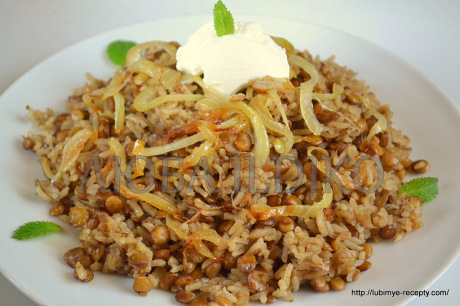 Рис с чечевицей - блюдо ближневосточной кухни7