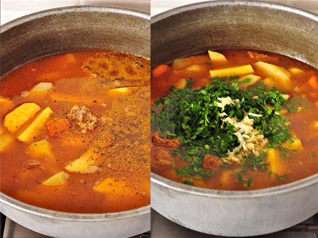 Соус, или суп-жаркое, или кыздырма аш, или "Чудный" суп