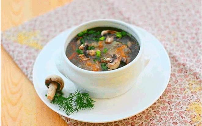 Суп из замороженных грибов в мультиварке — быстро, вкусно и сытно