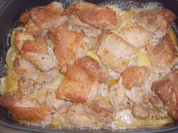 Маринкины Творинки Индюшиное мясо с картошкой