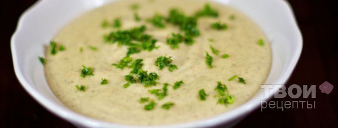 Грибной суп пюре - Рецепт