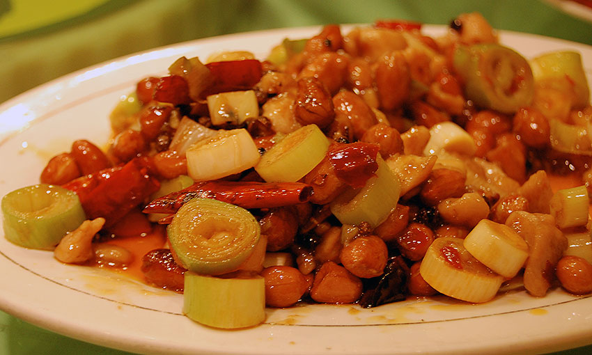 Chinese food east Kung-pao-shanghai