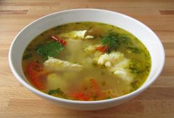 рыбный суп из минтая