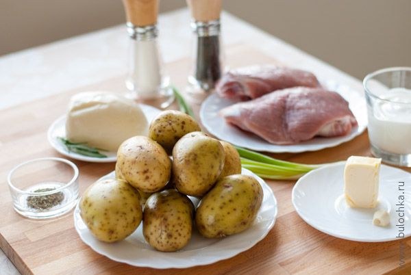 Ингредиенты для картофеля по-французски