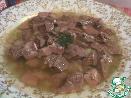 Как готовить Суп из субпродуктов "Кагай шурби" домашний пошаговый рецепт с фотографиями #13