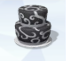 Sims 4: Черно-белый торт