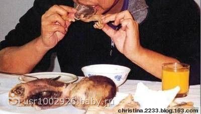 В некоторых ресторанах в Китае можно заказать суп из младенцев(беременним лудше не смотреть)