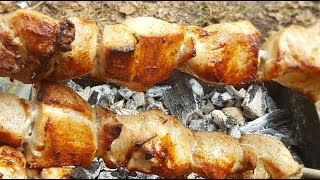 Как приготовить шашлык на углях. Шашлык по-цыгански. Gipsy cuisine.