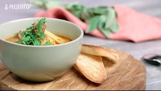 Суп с уткой и печёным картофелем [Рецепты от Рецептор]