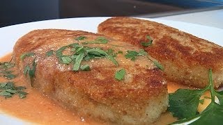 Котлеты из мяса и картофеля. Очень вкусно!