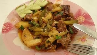 Азу по-татарски Рецепт блюда из говядины Секрет вкусного приготовления вторых блюд