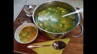 Картофельный суп с клецками ( суп рецепт,вкусный суп) Potato soup with dumplings