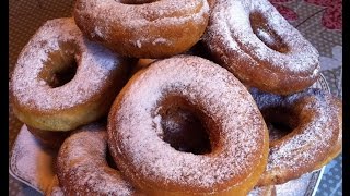 Домашние Пончики на Кислом Молоке / Donuts Recipe / Очень Простой Рецепт Пончиков
