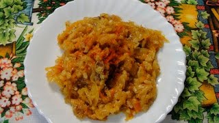 Бигус (бигос) с мясом и рисом - согревающее зимнее блюдо