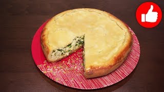Вкусный пирог с зеленым луком и яйцом в мультиварке, рецепт #рецепты для мультиварки