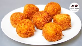 Шарики из картофельного пюре с ветчиной и сыром ЛЕГКО! Easy Potato Balls With Cheese